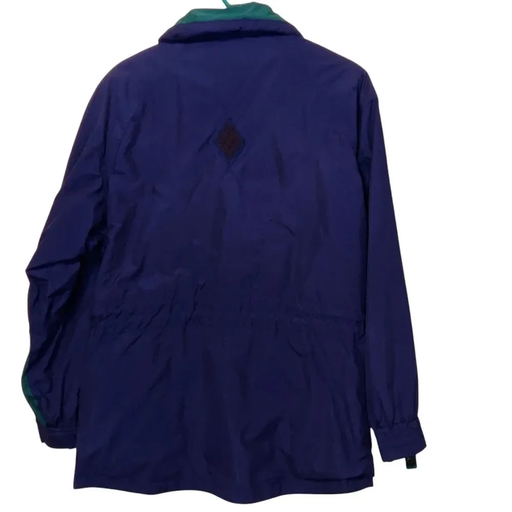 EDELWEISS SKIWEAR Women's Navy Blue Jacket Snap Double Zip Medium